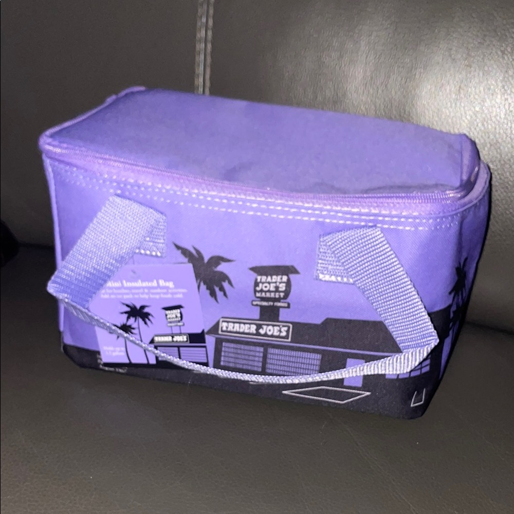 Trader Joe's Purple Insulated Bag